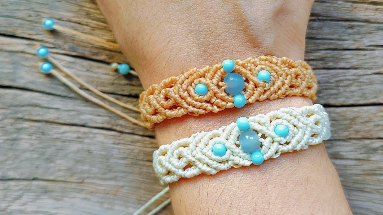 DIY Pulseira Macram&ecirc;: Tutorial Passo a Passo F&aacute;cil para Iniciantes🌸✨