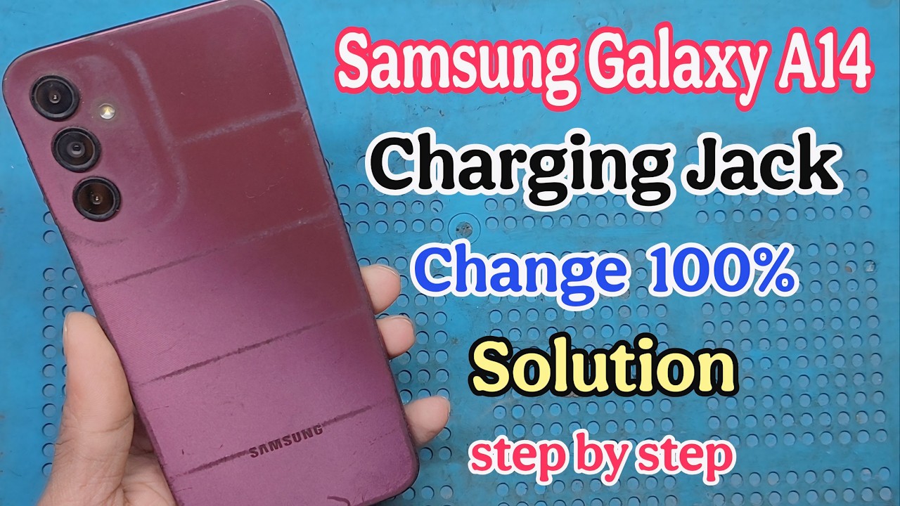 Samsung Galaxy A14 5G Charging Jack Change  | Charging solution 100% | #samsung #chargingjackrepair