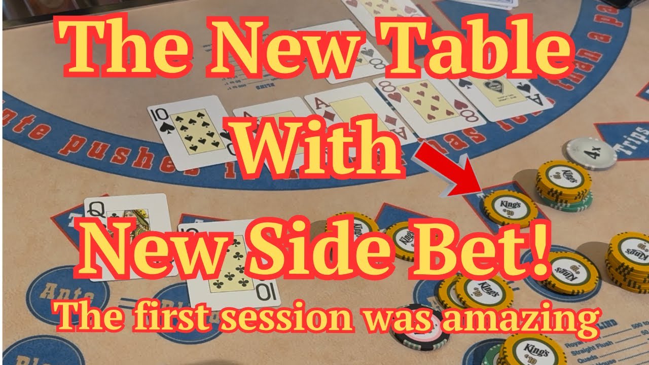 Ultimate Texas Hold em ! The New Table With New Side Bet, The first session was amazing