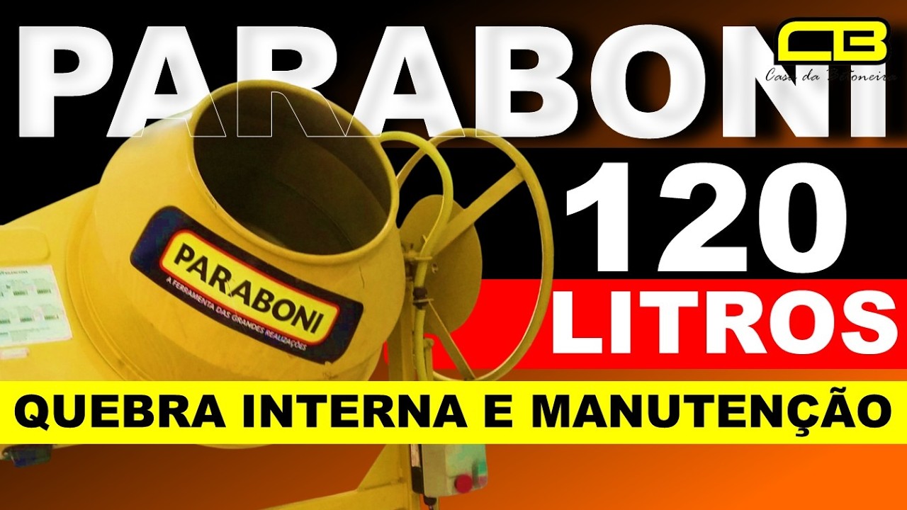 Paraboni 120 Litros por correias - Quebra Interna