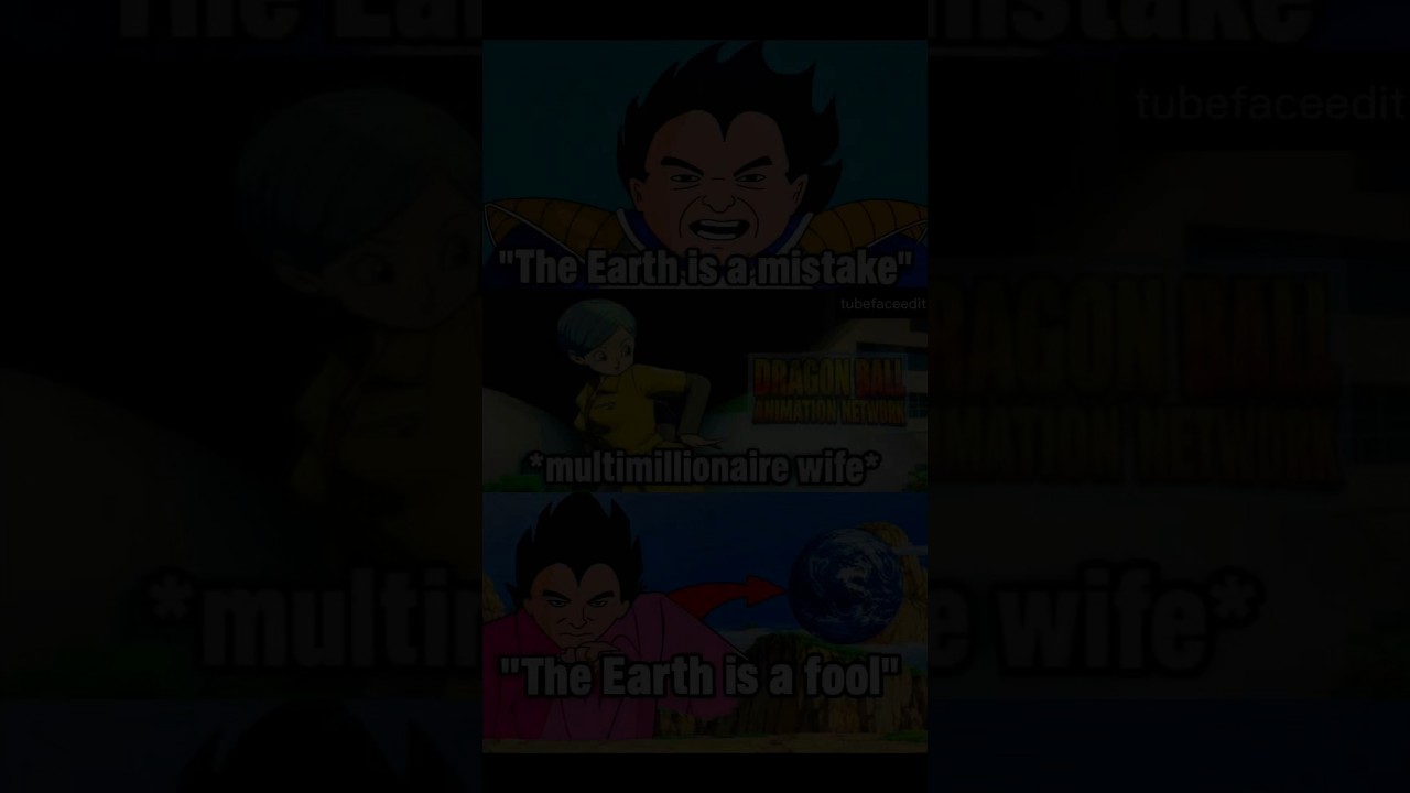 &ldquo;Vegeta Hated Earth&hellip; Until He Married a Billionaire 😂💀&rdquo; #goku #dragonball #vegeta #bulma #dbd #dbz