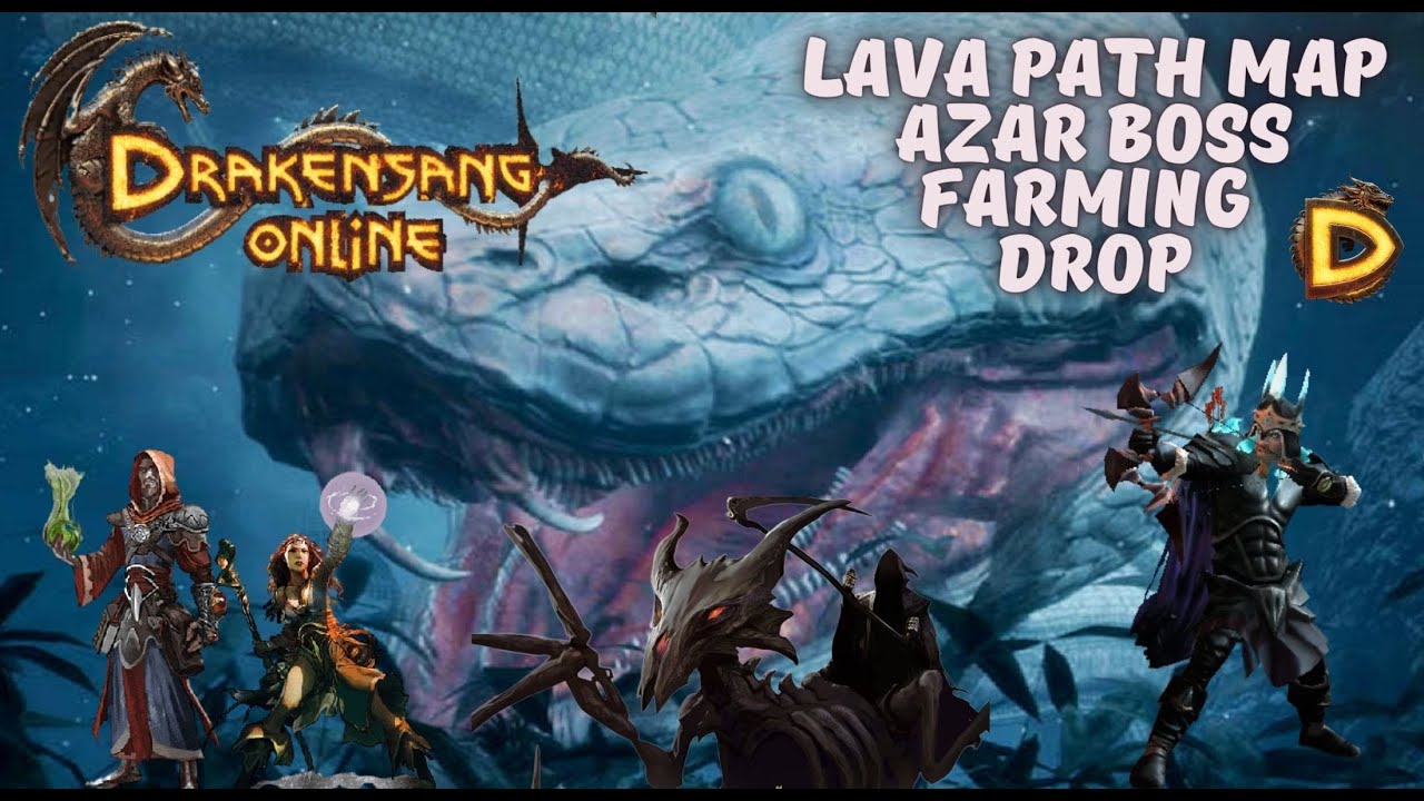 Drakensang Online, Lava Path Map, Azar Boss Farming, Drop, Drakensang, Dso, mmorpg, mmo
