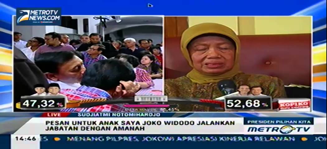 Ibunda Jokowi: Selamat Anakku