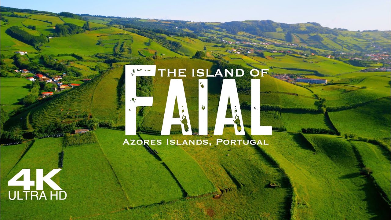 FAIAL Island 🇵🇹 Fayal Drone Aerial 4K | Azores Açores Portugal