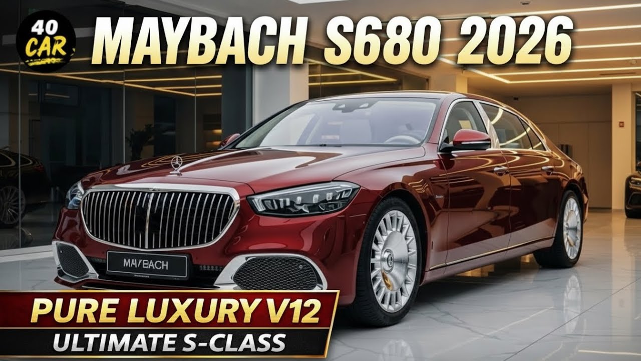 Mercedes-Maybach S680 2026 — Ultimate V12 Power Luxury Sedan!