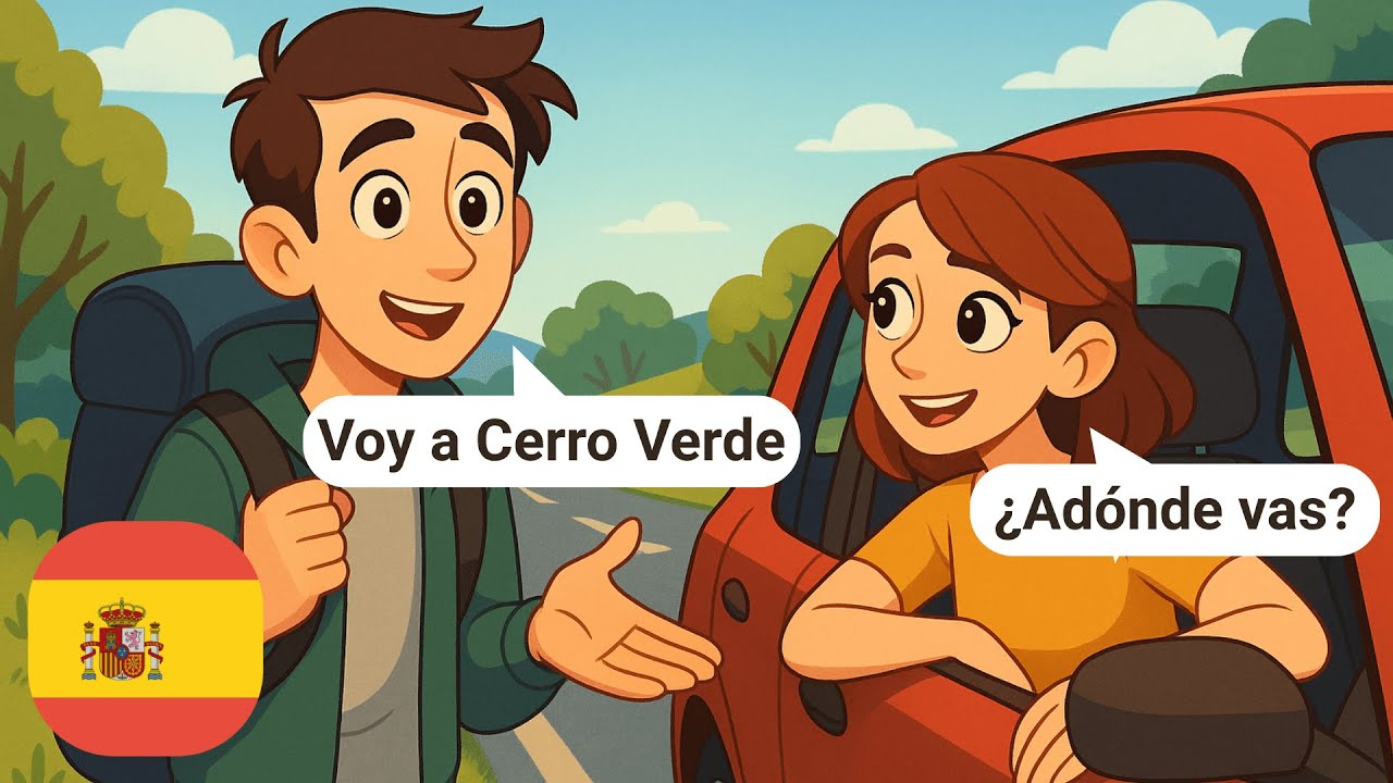 10 Easy Spanish Conversations | A1-A2 | 10 Simple Conversations on the Road