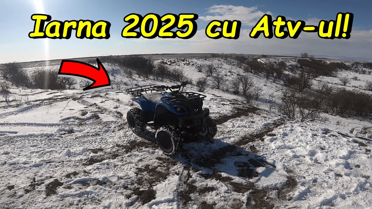 ❌Zapada mare si peisaje de iarna cu Atv-ul!❄Atv Snow Vlog #37❌
