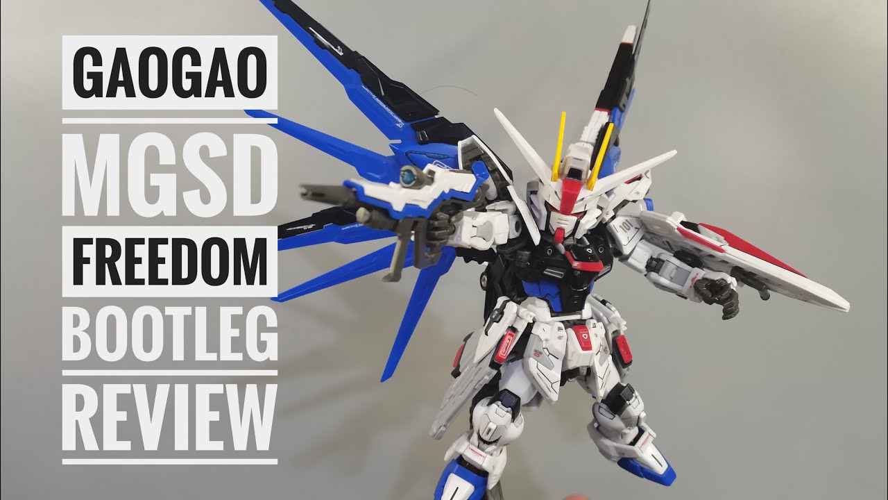 GaoGao MGSD Freedom Gundam Bootleg [3rd Party Kit] Review