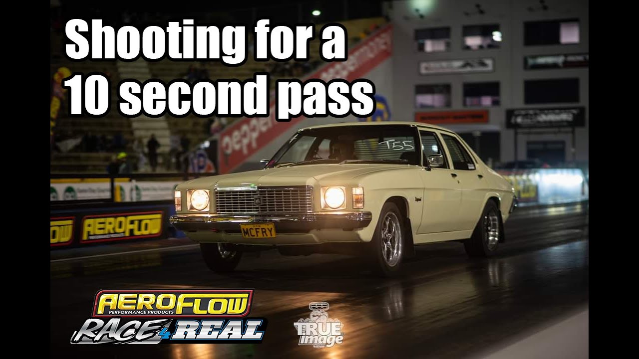 Kingswood отправился на Sydney Dragway, чтобы попытаться пробежать 10!!!
