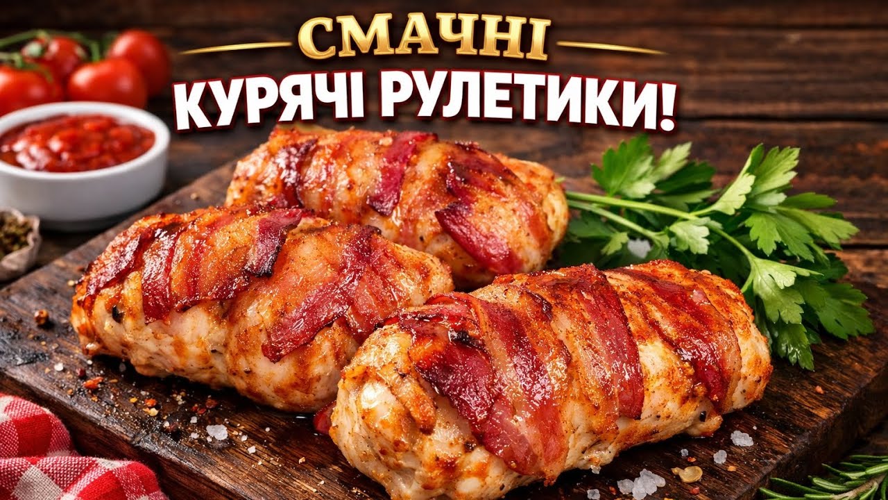 ЦЕ ПРОСТО ШЕДЕВР! Курячі рулетики, від яких неможливо відірватися 😍🔥
