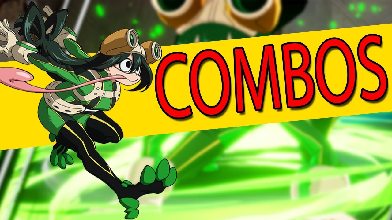 Tsuyu Asui Combos My Hero One's Justice 2