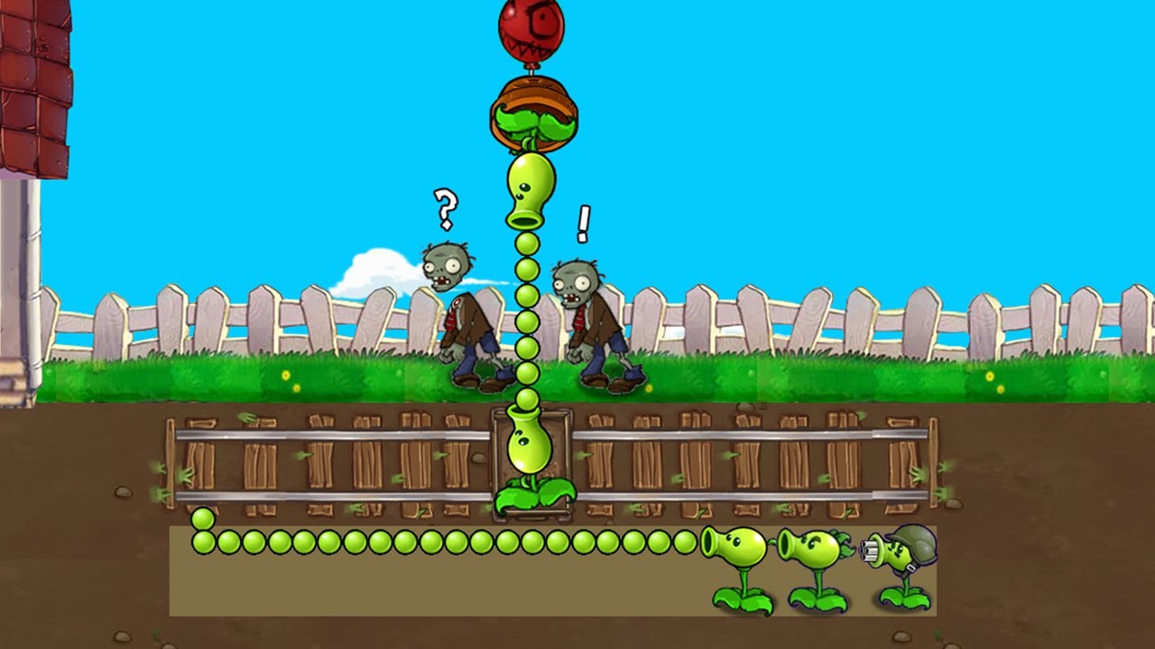 Strongest Fusion Plant. 175 Plants Vs. Zombies PvZ Plus pvz funny moments