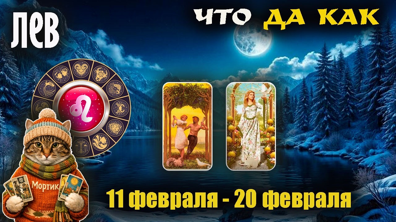 Лев ♌ Февраль готовит сюрприз! Таро прогноз с 11 по 20 февраля