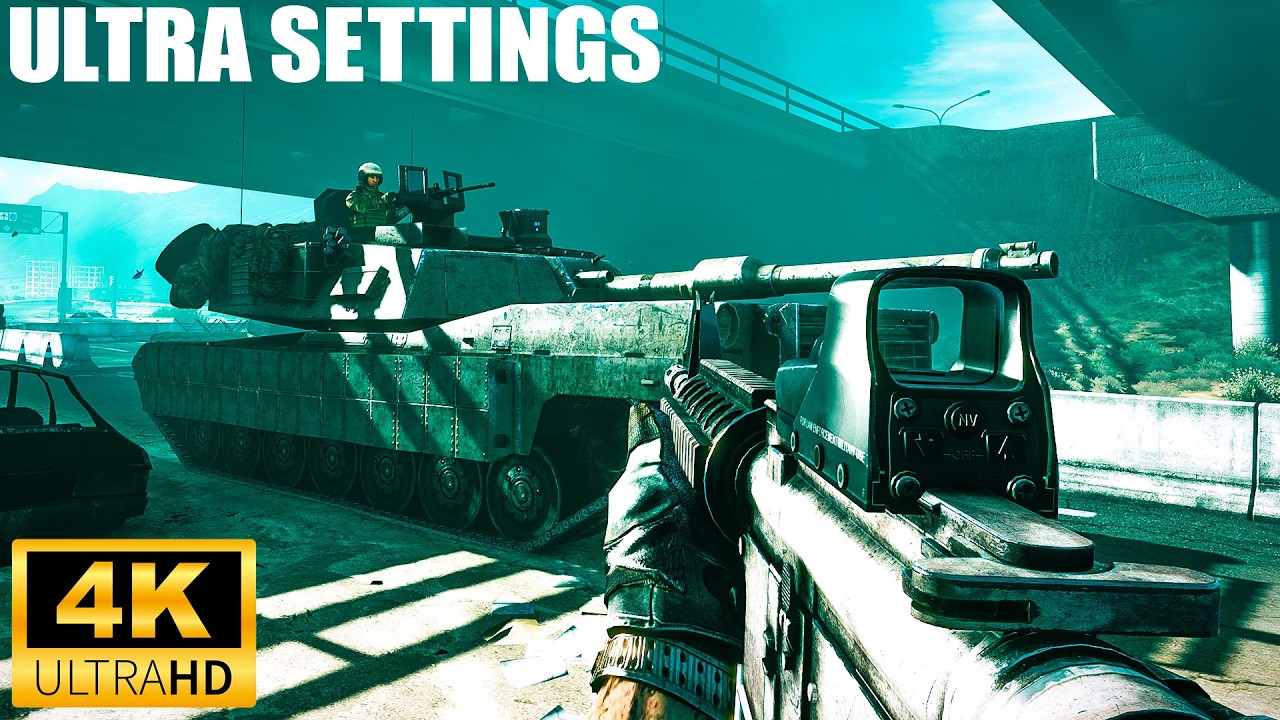 BATTLEFIELD 3 on ULTRA SETTINGS - Thunder Run Mission - 4K 60 FPS