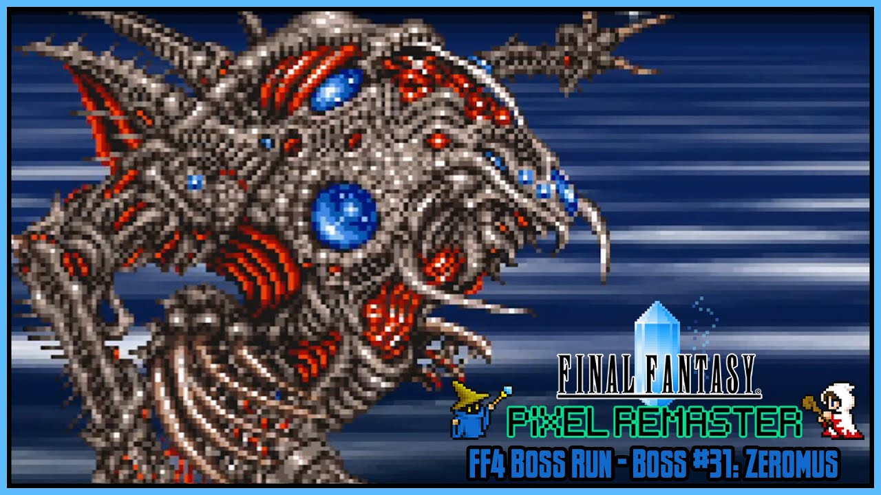 Final Fantasy Pixel Remaster Boss Run – Final Fantasy IV Boss #31: Zeromus
