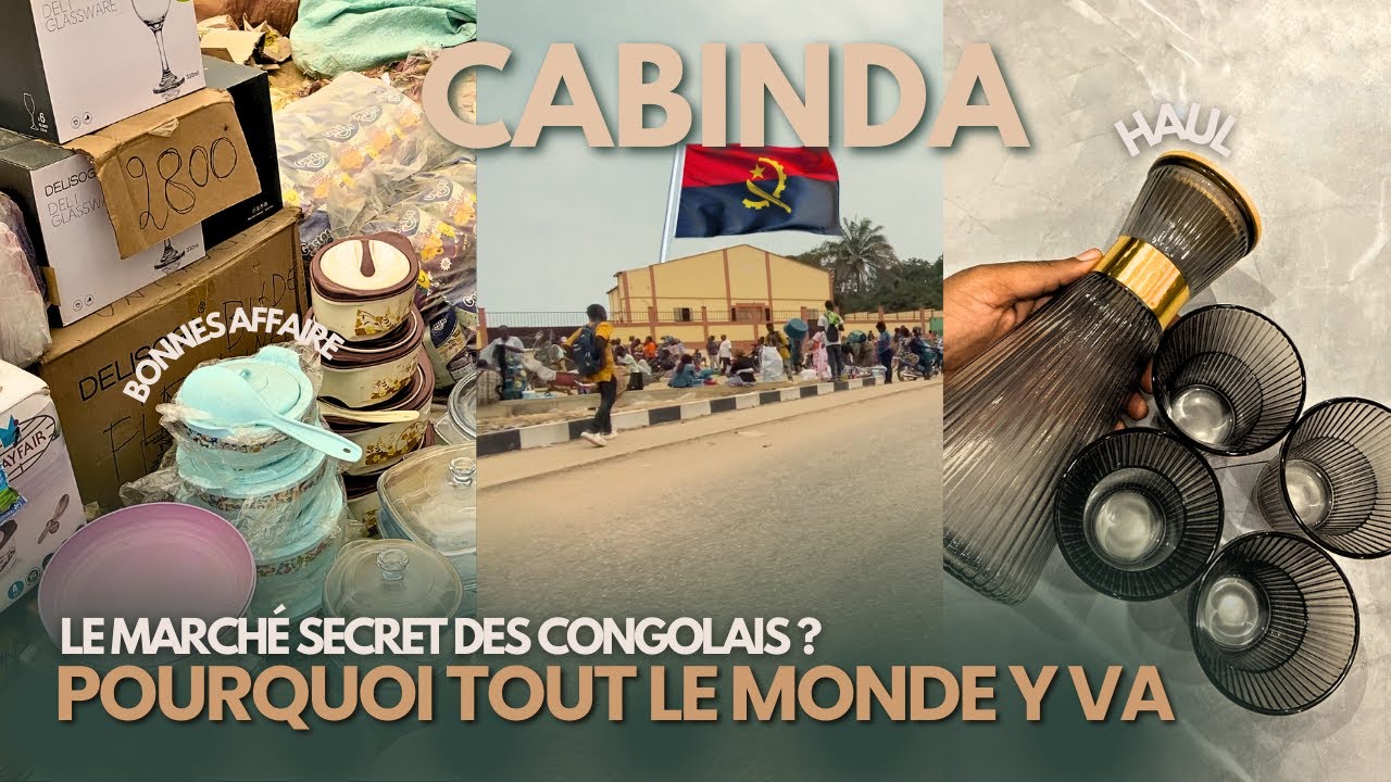 De POINTE-NOIRE🇨🇬 à CABINDA🇦🇴 : À la Découverte du Marché de MASSABI || VIVRE AU CONGO