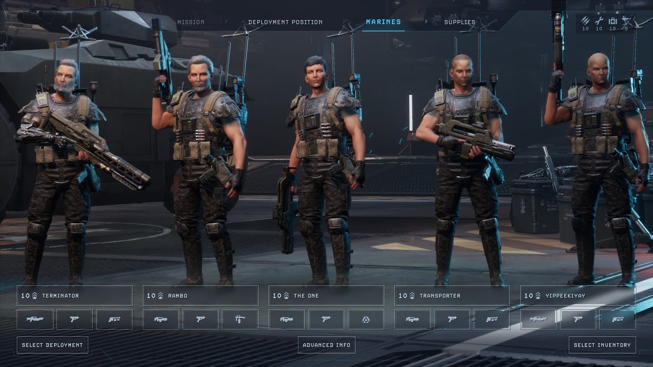 Aliens Dark Descent All Sergeants Gameplay (Quickest Skill Point Regeneration Time)