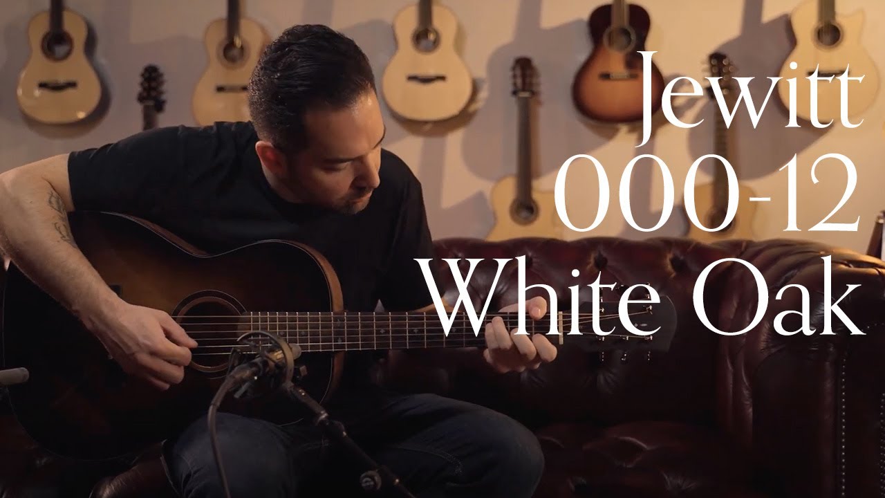 Jewitt 000-12, White Oak & Adirondack Spruce | Carl Miner