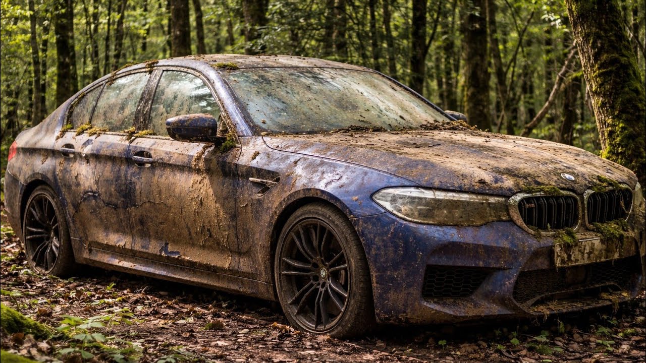 I Found an Abandoned BMW M5 F90 Competition in the Forest | Full Restoration to Perfection (ASMR)