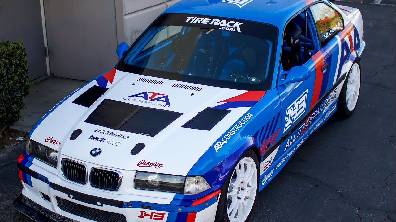 BMW E36 M3 TRACK CAR // CUSTOM LIVERY (How we did it)