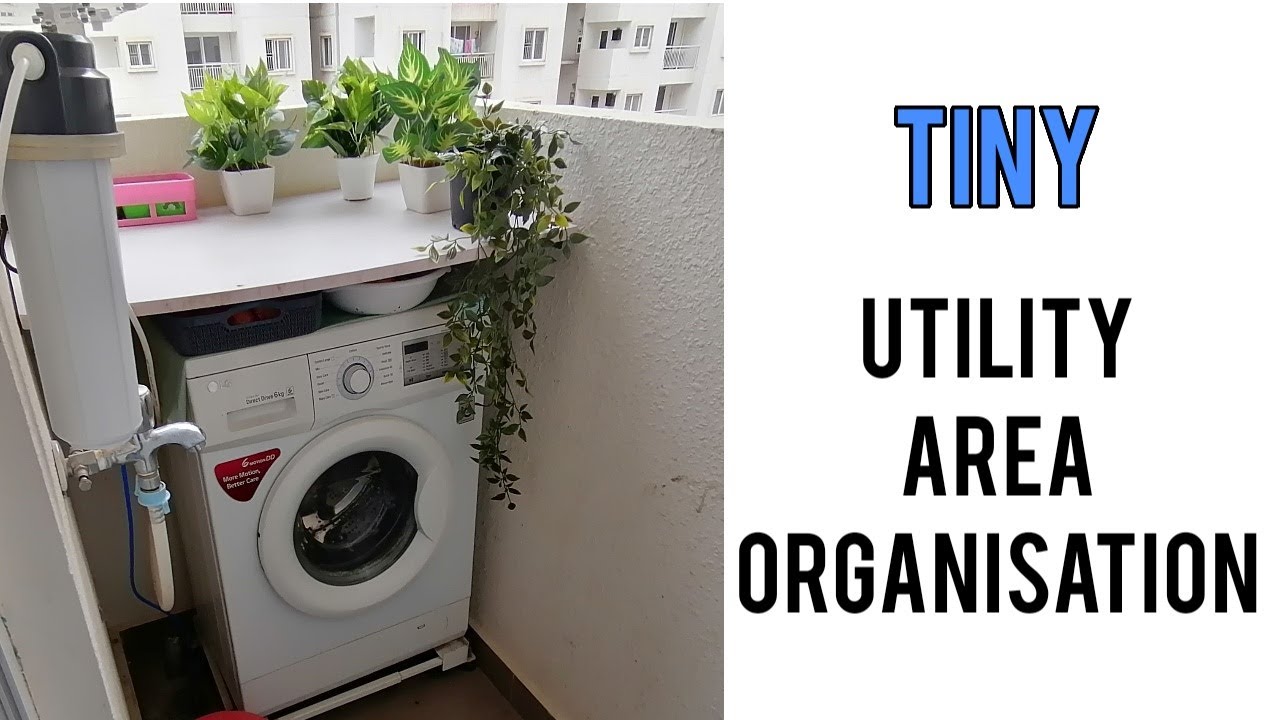 Utility Area Organization | Small Laundry Area Arrangement | Clean and Organize with Me