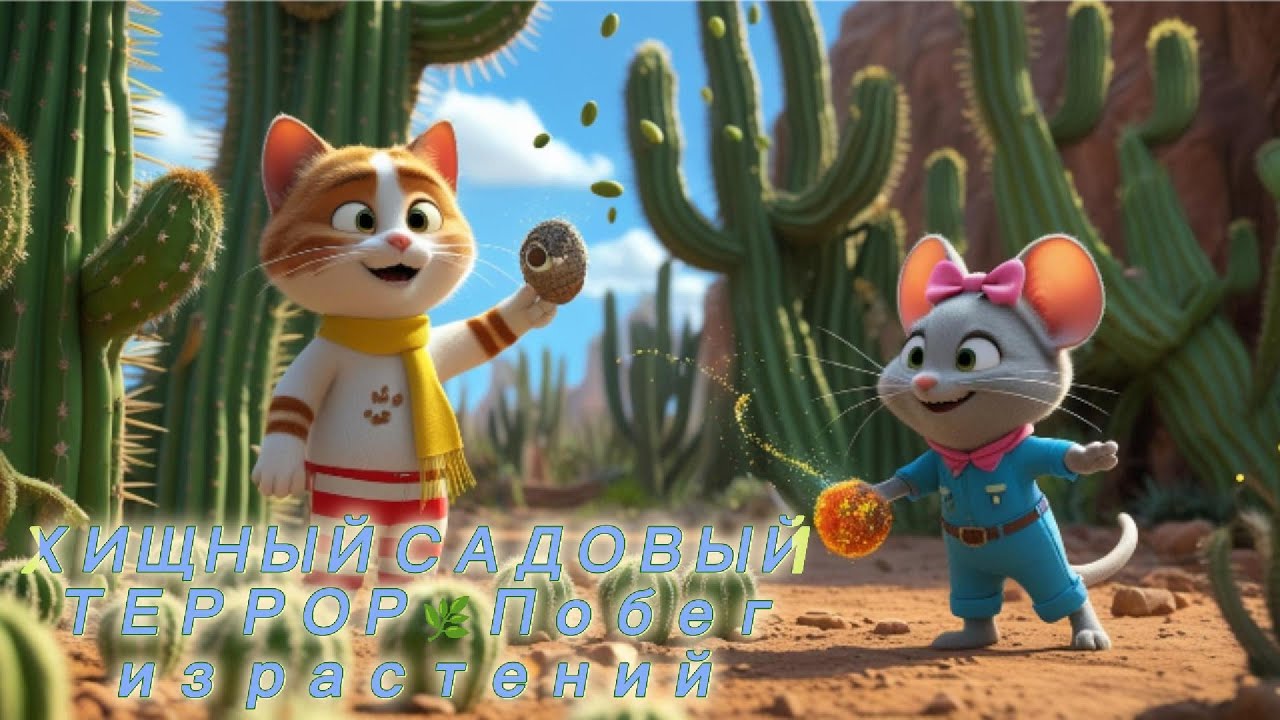 ХИЩНЫЙ САДОВЫЙ ТЕРРОР 🌿 Побег растений