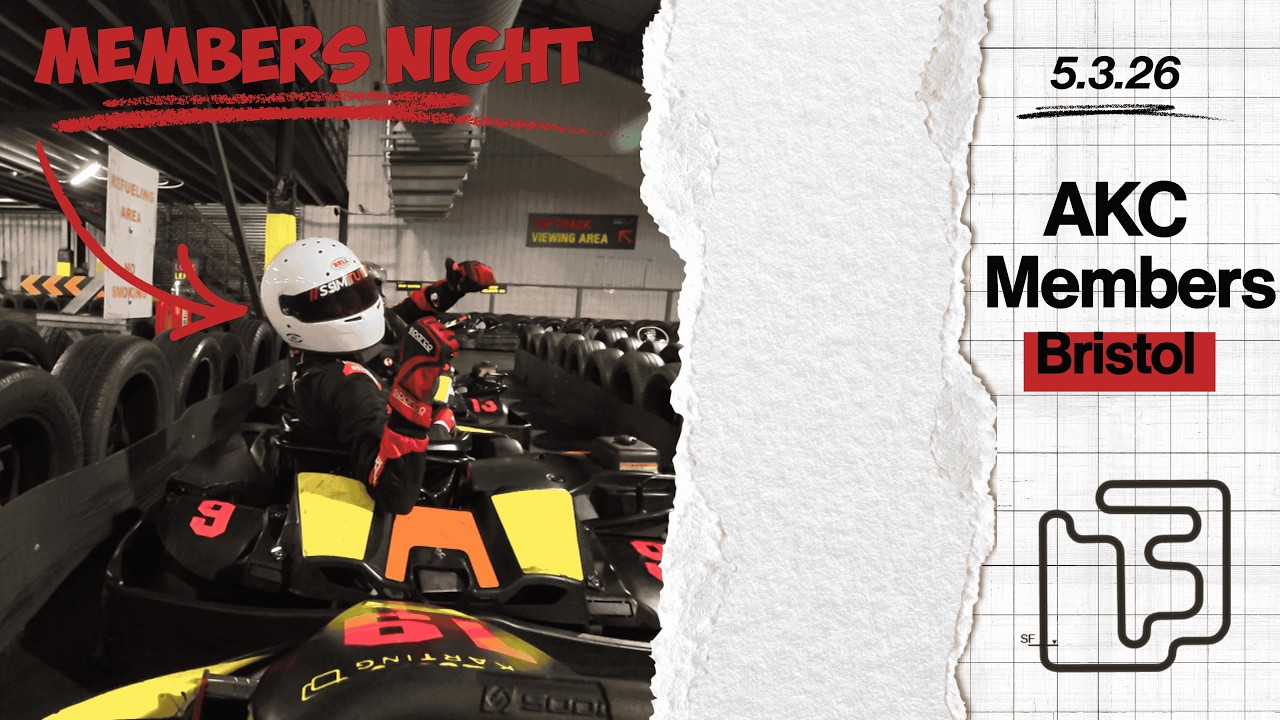 1,000m Track. Members Night. | Absolutely Karting Bristol | Featuring Kacper