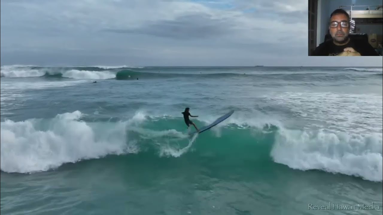 Code Red 2 (ondas gigantes) em Waikiki - surf Report 5w aloha