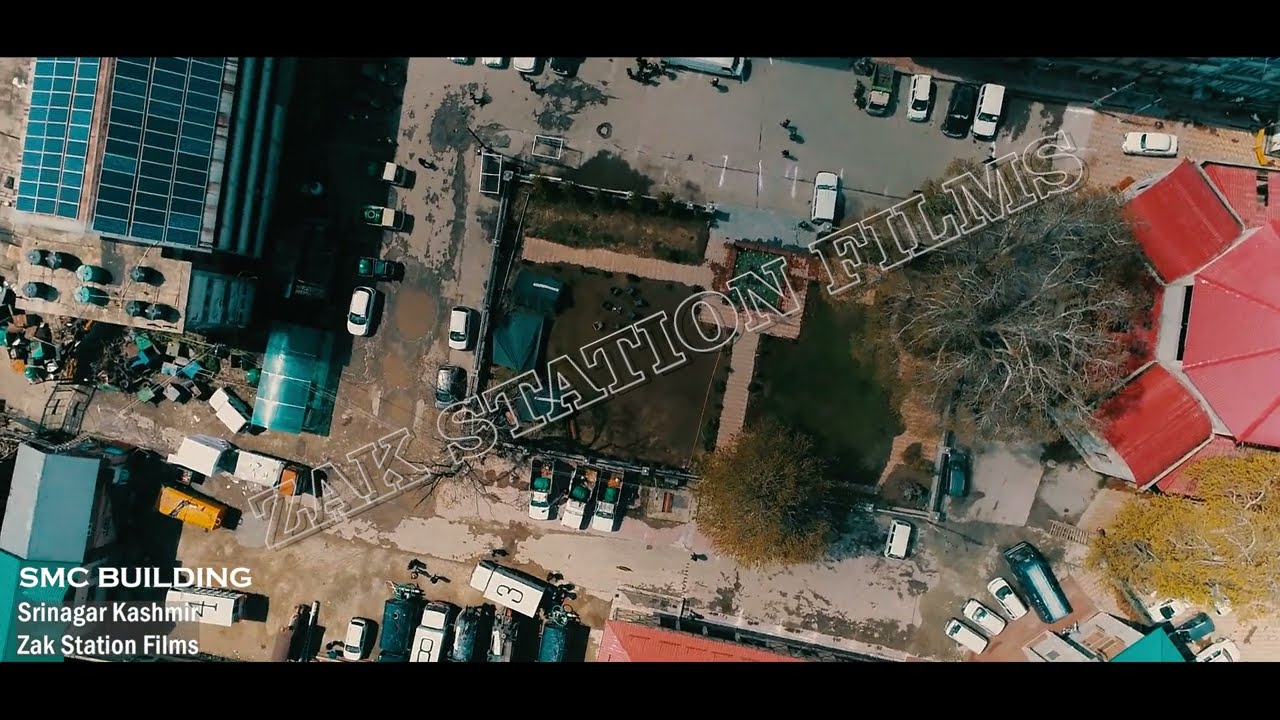 SMC {Srinagar Municipal Corporation} Building Drone View