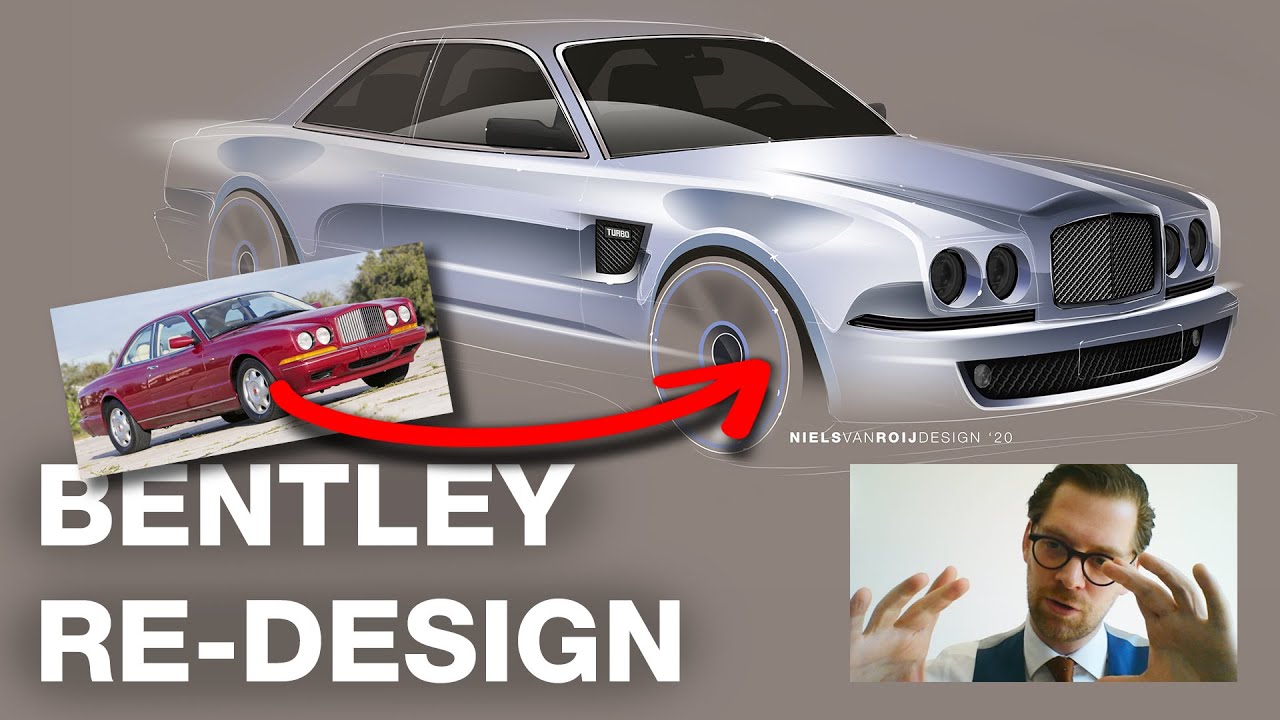 New Bentley Continental R re-design: can we turn it into a modern car? | Niels van Roij Design