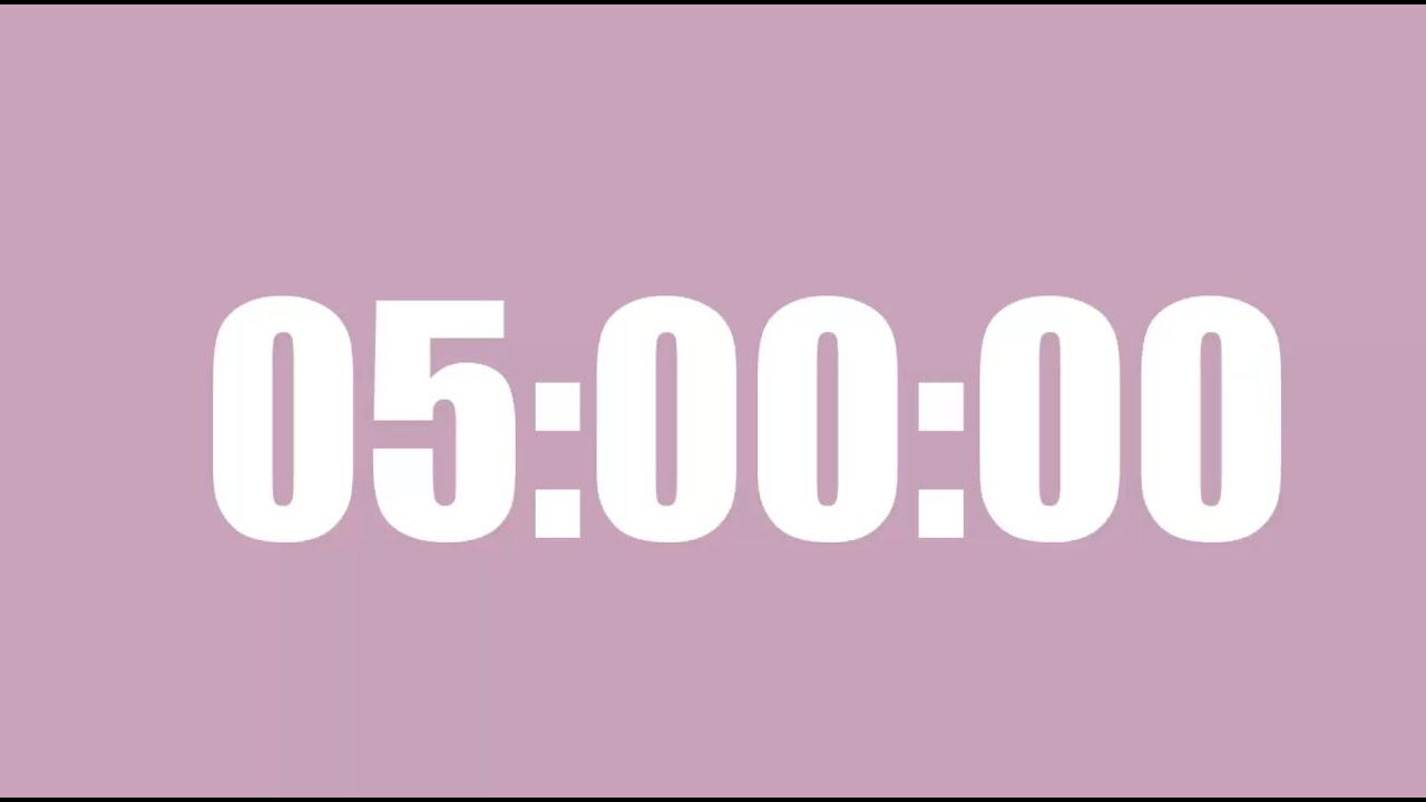 5 Hours of Deep Focus | Work Countdown | Study Timer