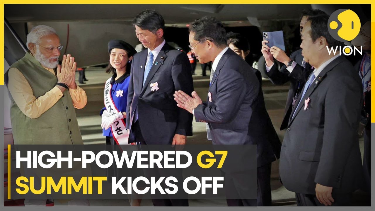 Indian PM Narendra Modi arrives in Japan for the Hiroshima G7 Summit | WION