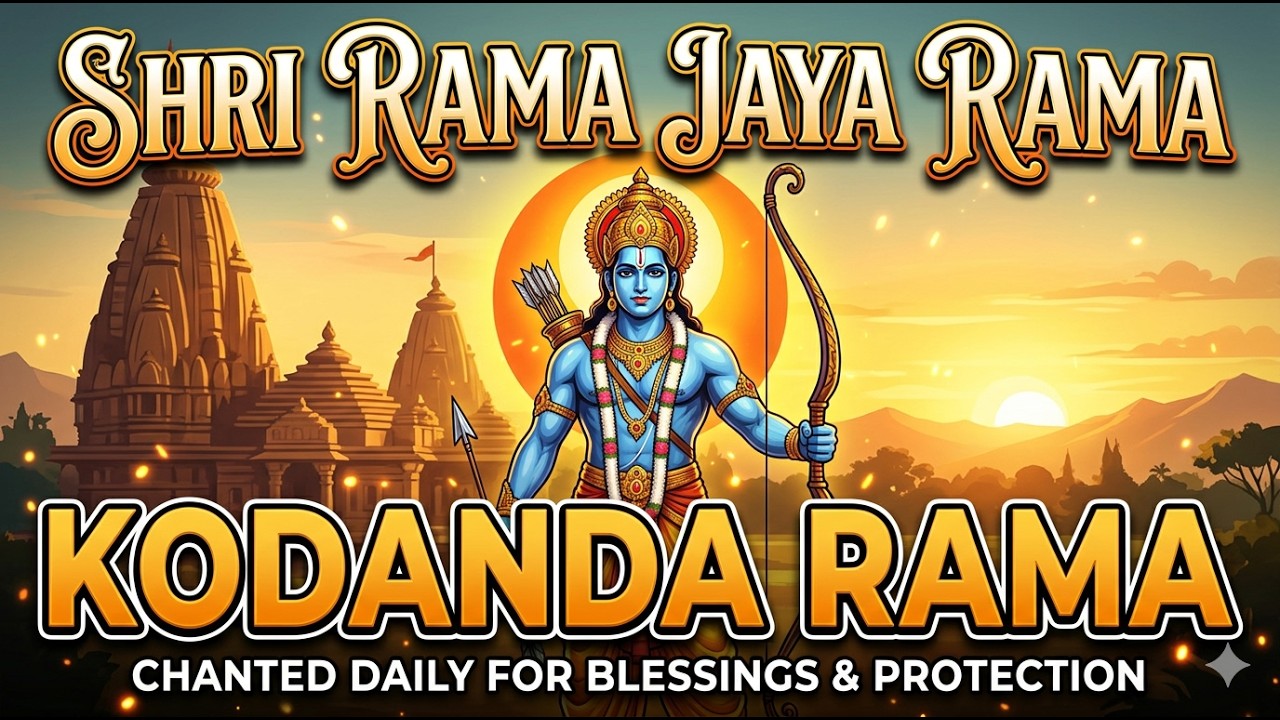 Sri Rama Jaya Rama | Powerful Rama Mantra for Positive Energy & Protection