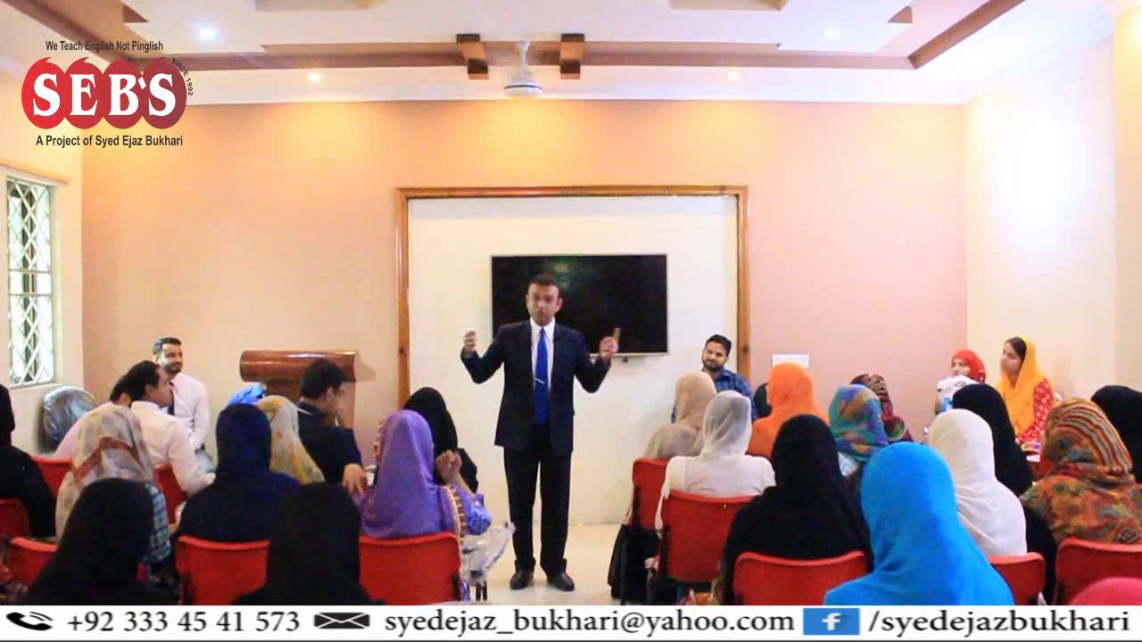 Session on Speaking, Pronunciation and Focus