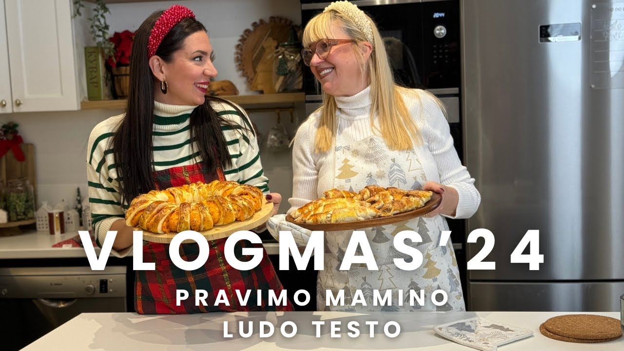 VLOGMAS ‘24 / Mamino ludo testo + dva recepta