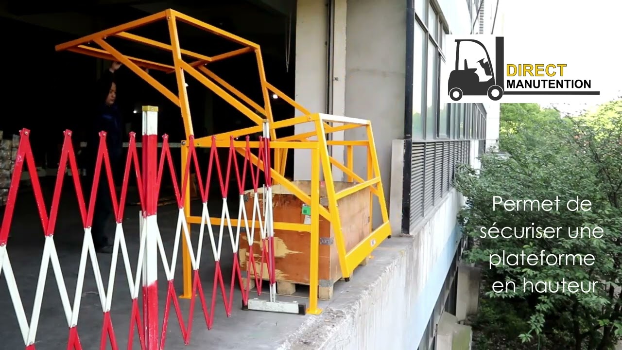 Barri&egrave;re &eacute;cluse basculante - Direct Manutention