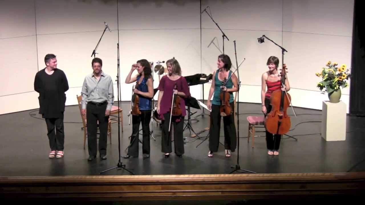 CVCMF 2012. Nico Muhly - Big Time for String Quartet and Percussion.