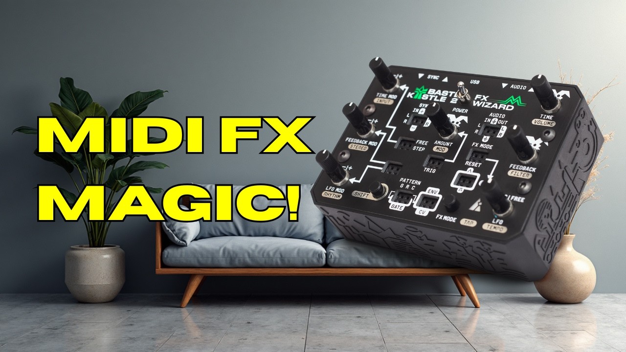 Миниатюрный блок эффектов с MIDI-управлением. Bastl WAVE BARD и FX WIZARD