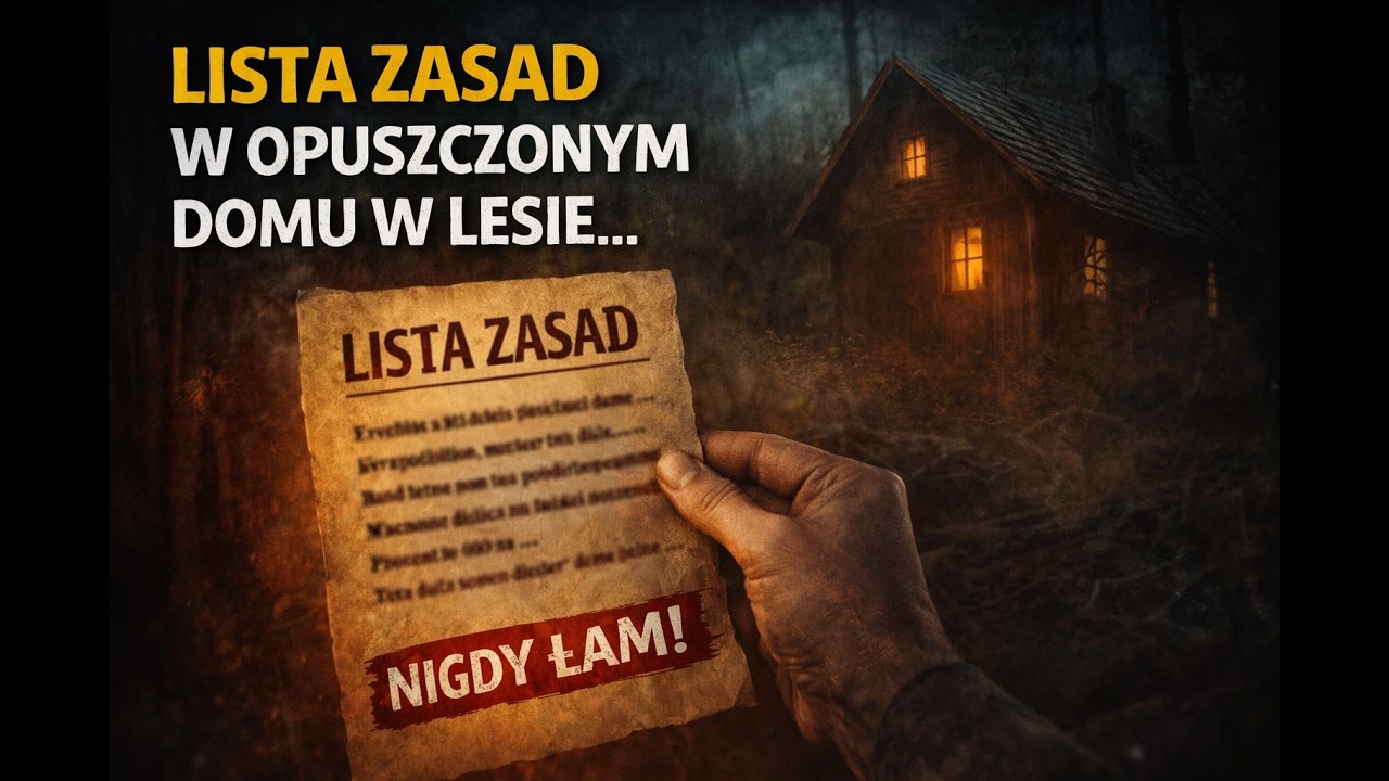 😱 NIGDY NIE ŁAM ZASAD 🔥 Mroczna Creepypasta, której NIE WOLNO słuchać po zmroku 👁️ | Creepypasta PL