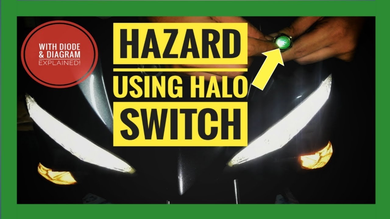 Hazard Using Halo Switch | With Diode and Diagram