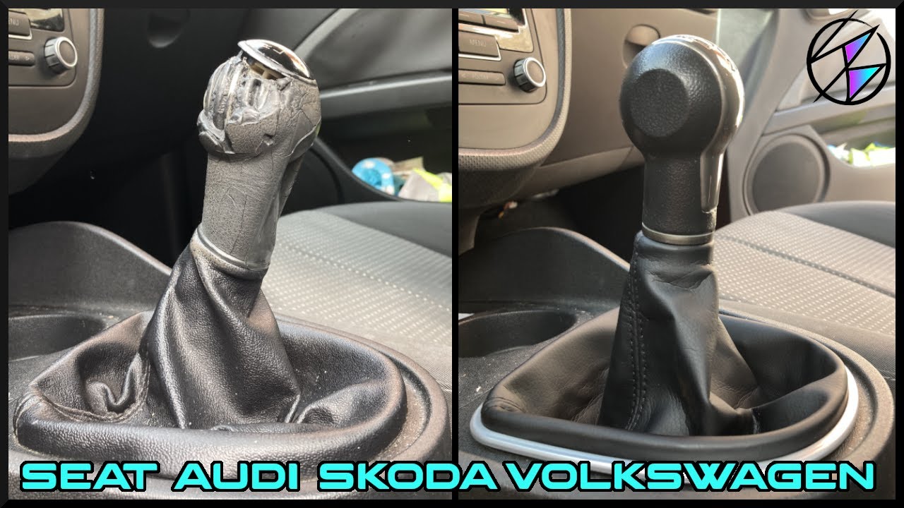 CAMBIO de POMO PALANCA DE CAMBIOS audi volkswagen seat skoda