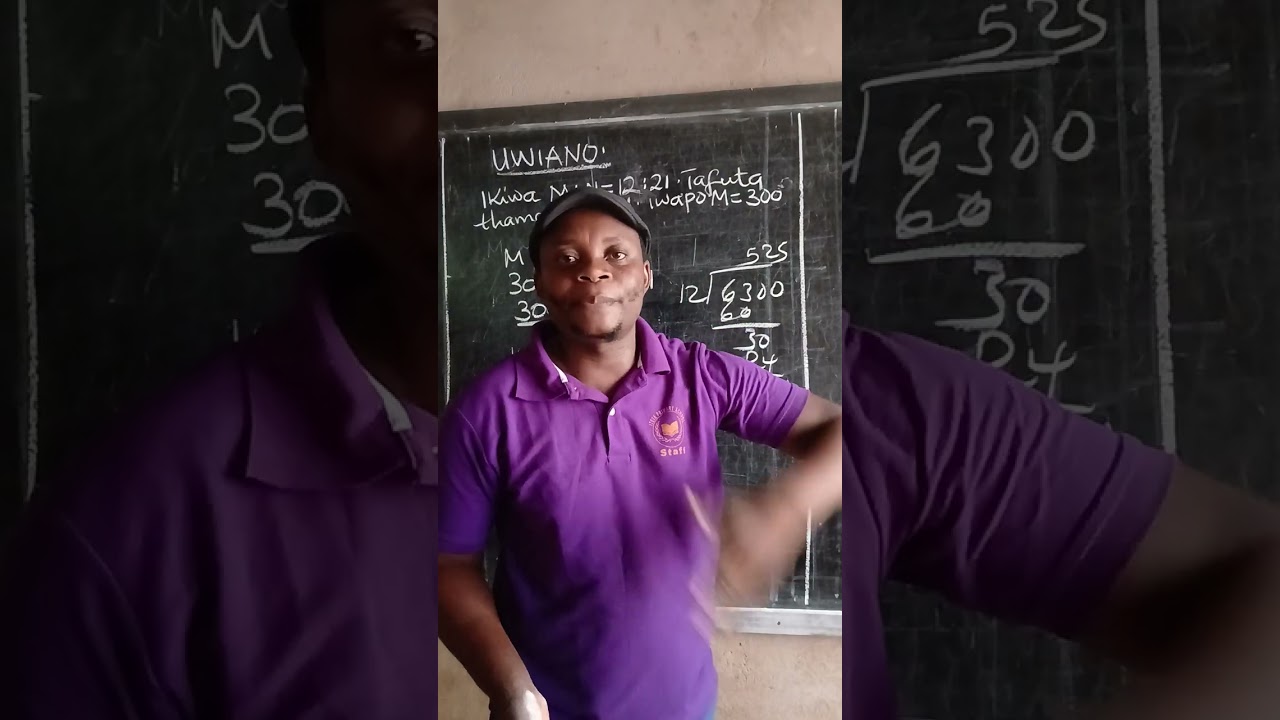 KUMBE NI RAHISI HIVI HESABU ZA UWIANO HEBU JIFUNZE HAPA NA WEWE🔥🔥🔥🔥