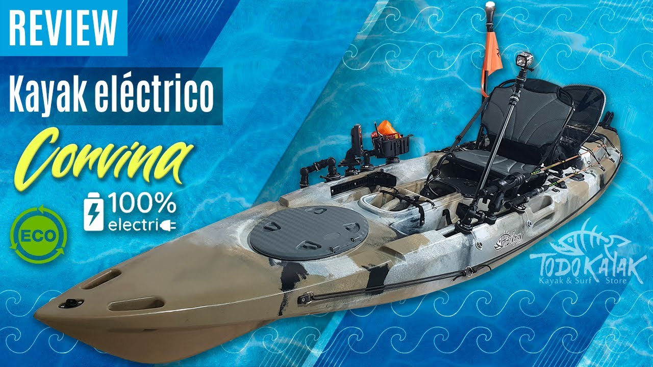 Kayak eléctrico Corvina. Si buscas un kayak con motor eléctrico este es el tuyo
