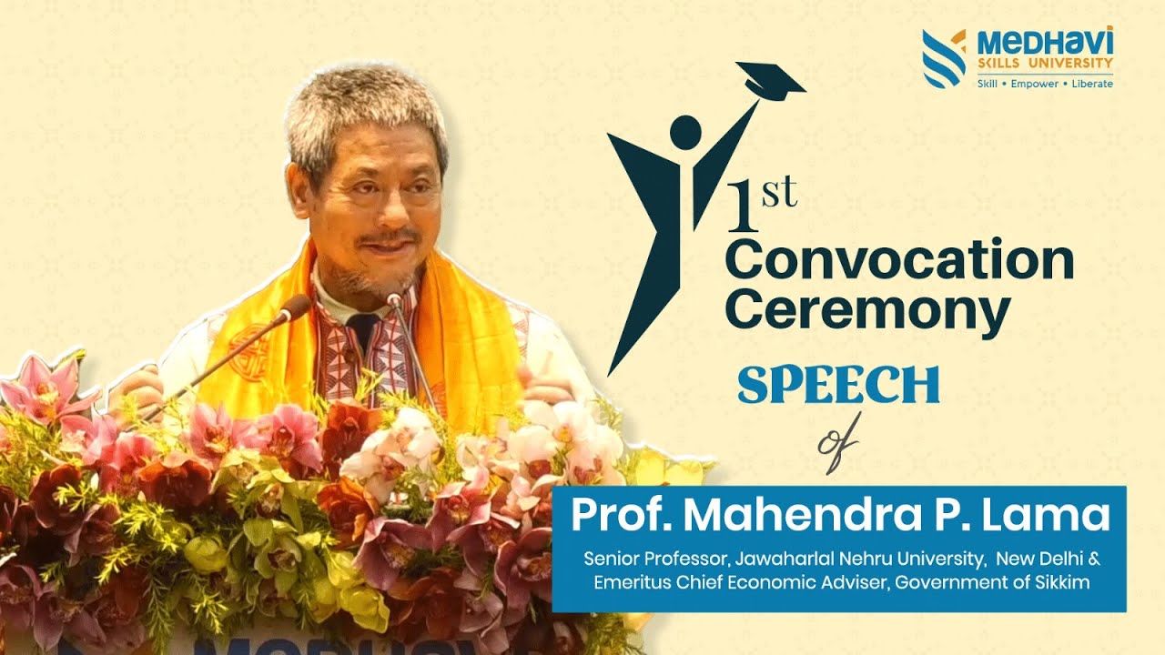 MSU 1st Convocation Ceremony Guest of Honor's Speech | Professor  Mahendra P.  Lama