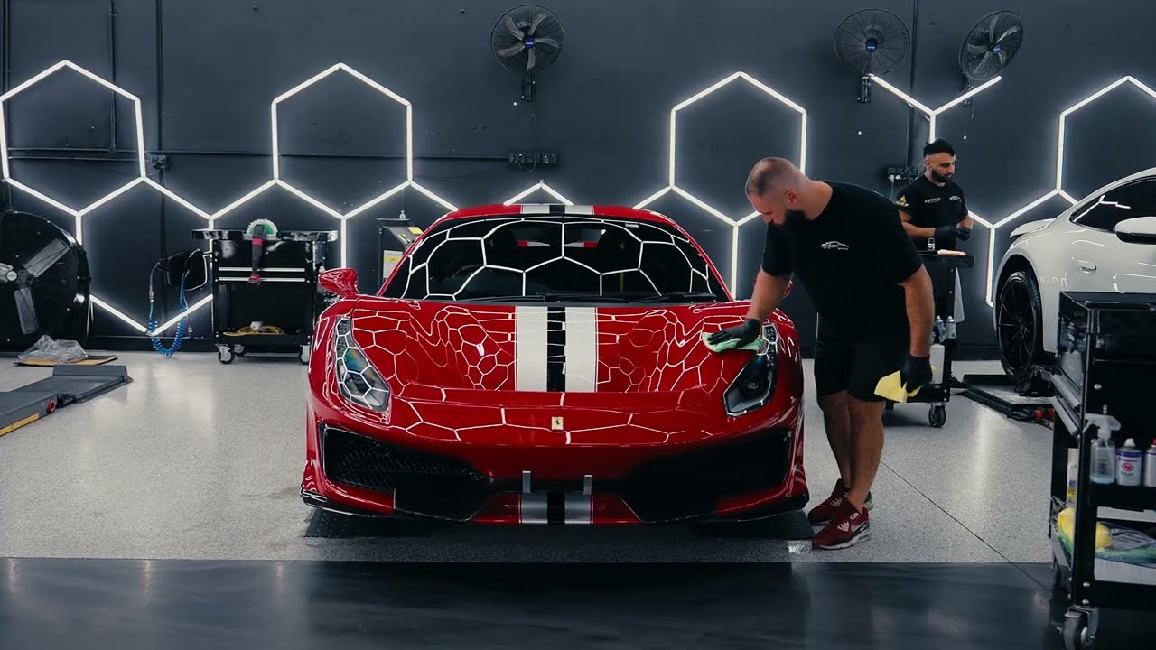 DETAILING A FERRARI 488 PISTA | 4K