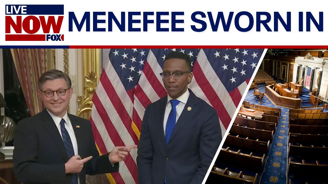 House GOP majority shrinks as Johnson swears in Democrat Christian Menefee