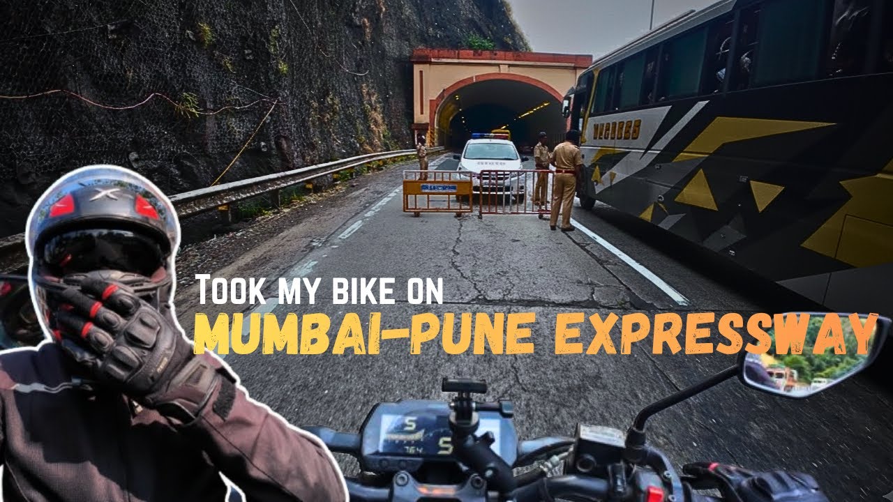बाईक घेयून गेलो on Mumbai - Pune Expressway आणि..... Most scenic bike ride. 