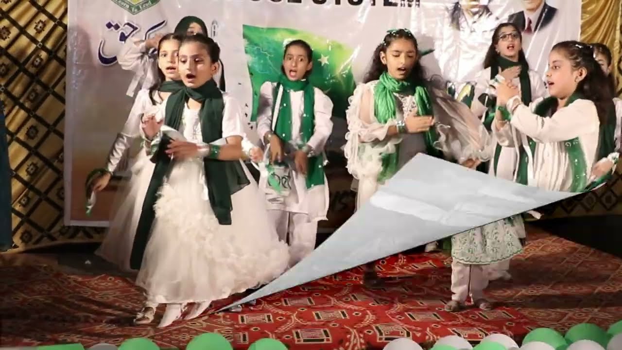 Dil Dil ki awaz Pakistan Zinda bad || Students Tablo