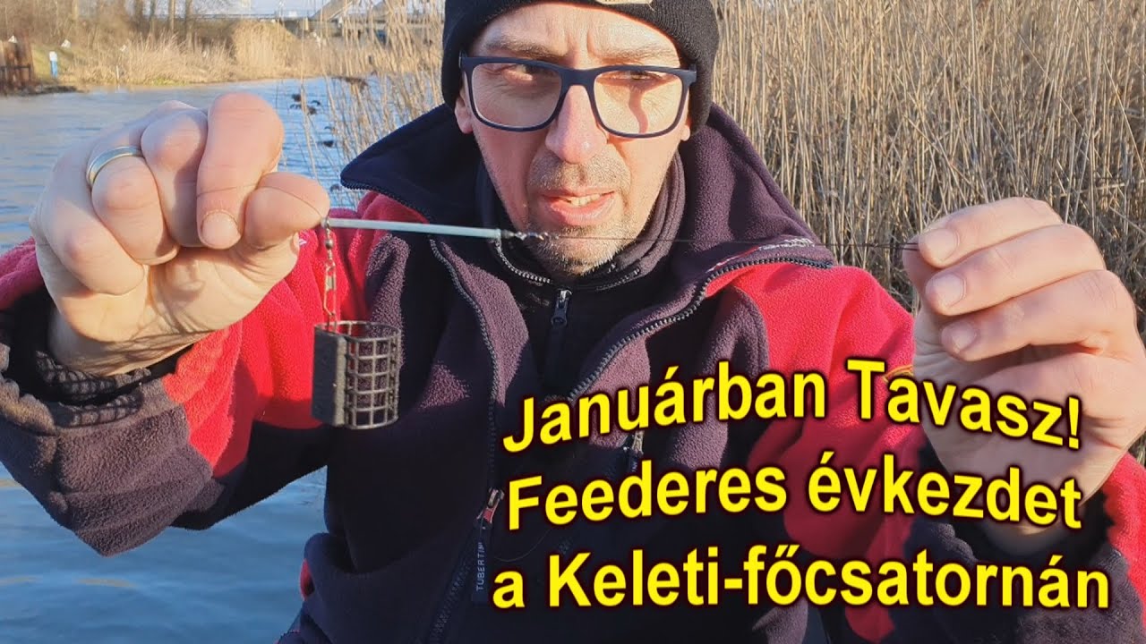 Januárban Tavasz! Feederes évkezdet a Keleti-főcsatornán