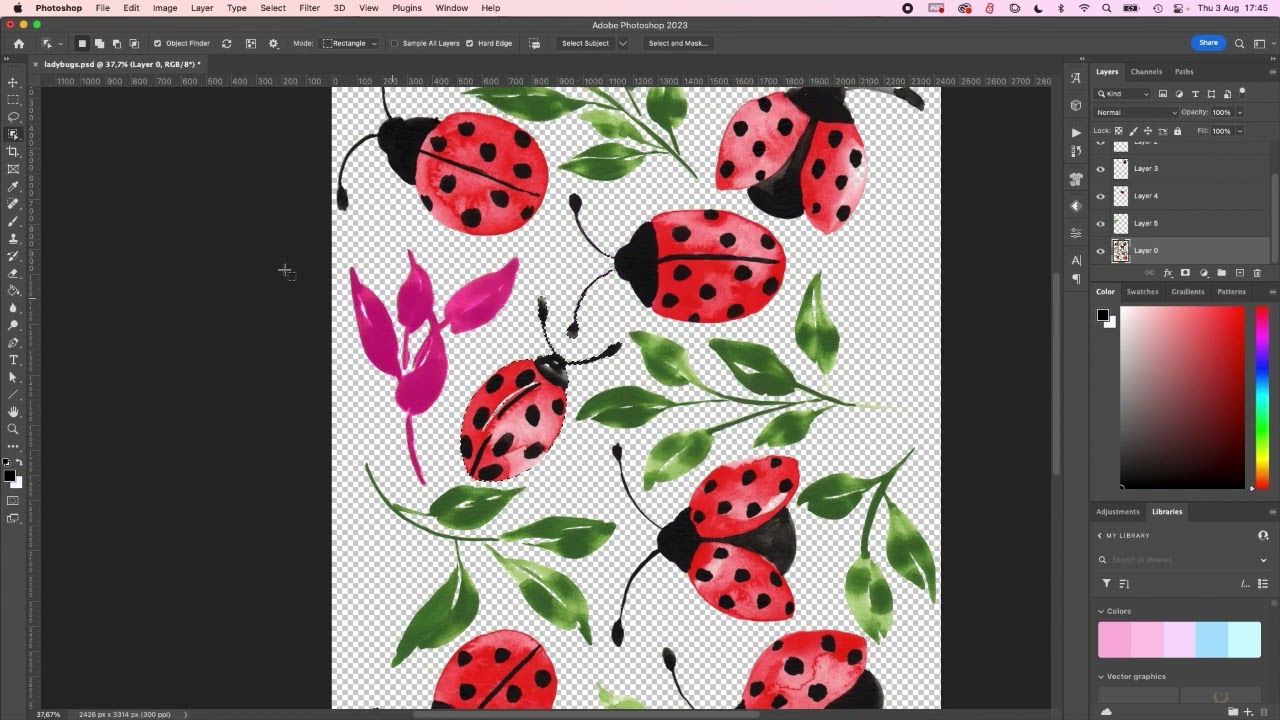 Fastest way to export multiple graphics as individual PNG files 🤯 Ideal for selling clipart kits
